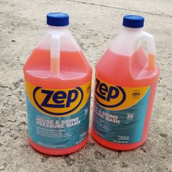 2 Gallons ZEP House Siding Wash.  Unopened.   Bought Too Much & Missed Return Date.  