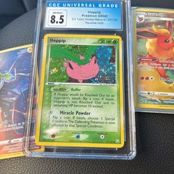 Pokémon Cards And A 8.5 Graded Pokémon Grade