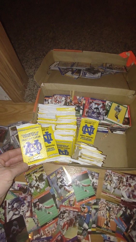 Football Cards Lot Of Old Ones