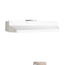 Broan 190 CFM 24" Wide Steel Under Cabinet Range Hood W/ Washable