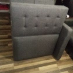 Grey Futun Bed .  Make Offer! Need Gone.