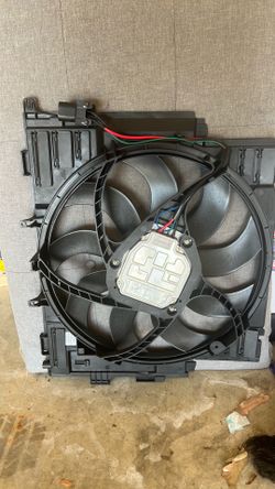 radiator cooling fan assembly for BMW