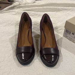 Brand New Aubergine Suede Clarks