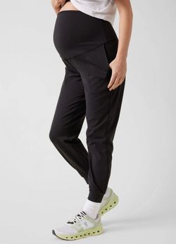 The Live In Maternity Black Active Jogger Pant