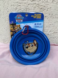 Paw Patrol Silicone Collapsible Pet Bowl