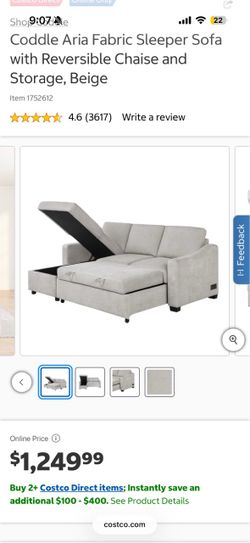 Couch - Costco sofa sleeper
