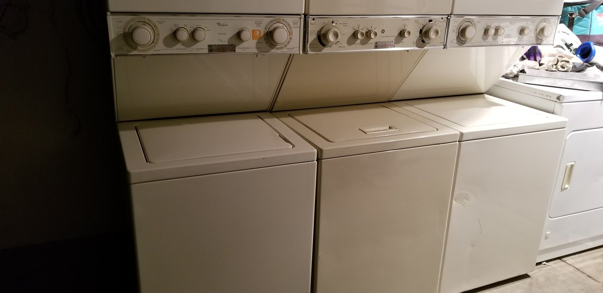 Stackable washer and dryer 4 sale.