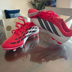 adidas Predator Club Firm Ground FG Multi Ground MG Soccer Cleats Sz 7m,8wJS0349