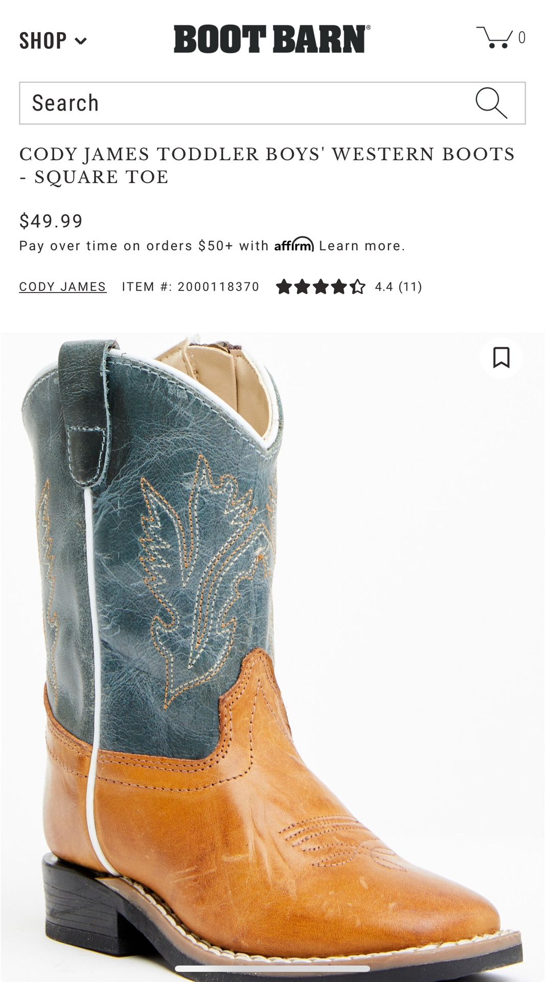 Cody james toddler boots hot sale
