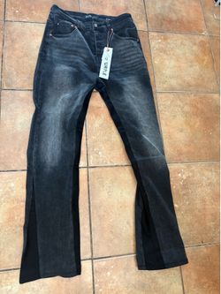 Purple jeans