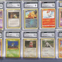 (10) Graded CGC Pokemon Card Lot Collection