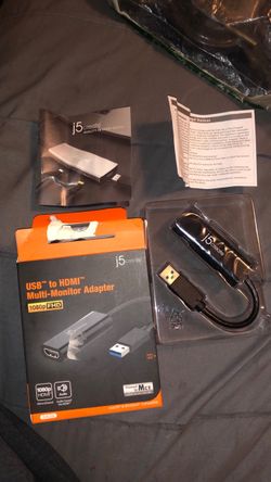 j5create USB to HDMI Multi-Monitor Adapter