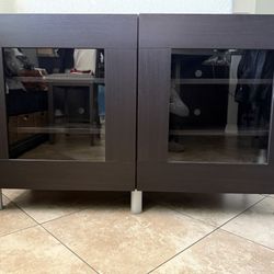 Ikea Besta Black-Brown 24 X 48