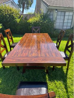Dining Table With 6 Chairs