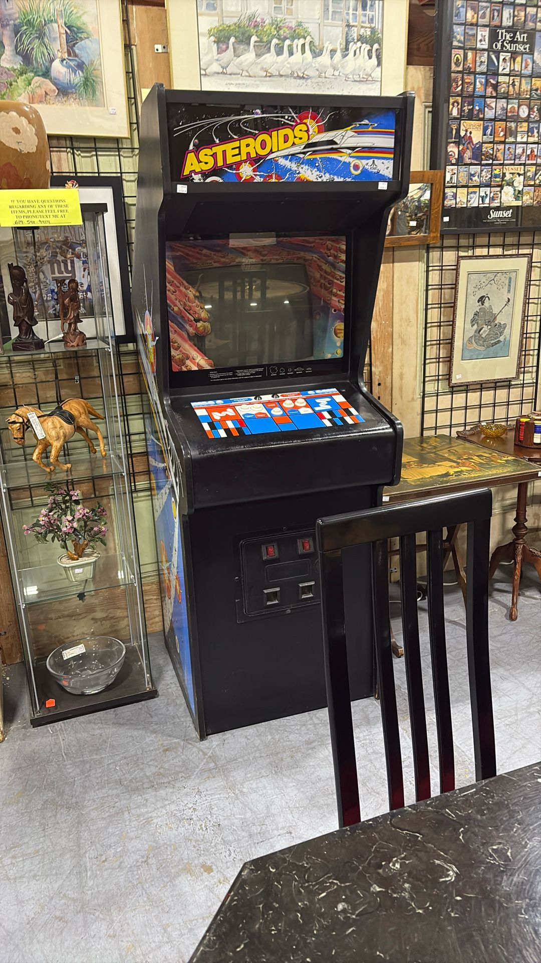 Asteroids arcade game working
