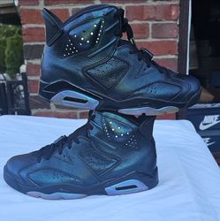 Jordan Air Jordan 6 Retro All Star Chameleon Black 907961-015 High Top Leather, size 8.5M