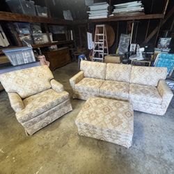 Couch Set With Chair And Ottoman 