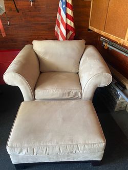 Chair and ottoman