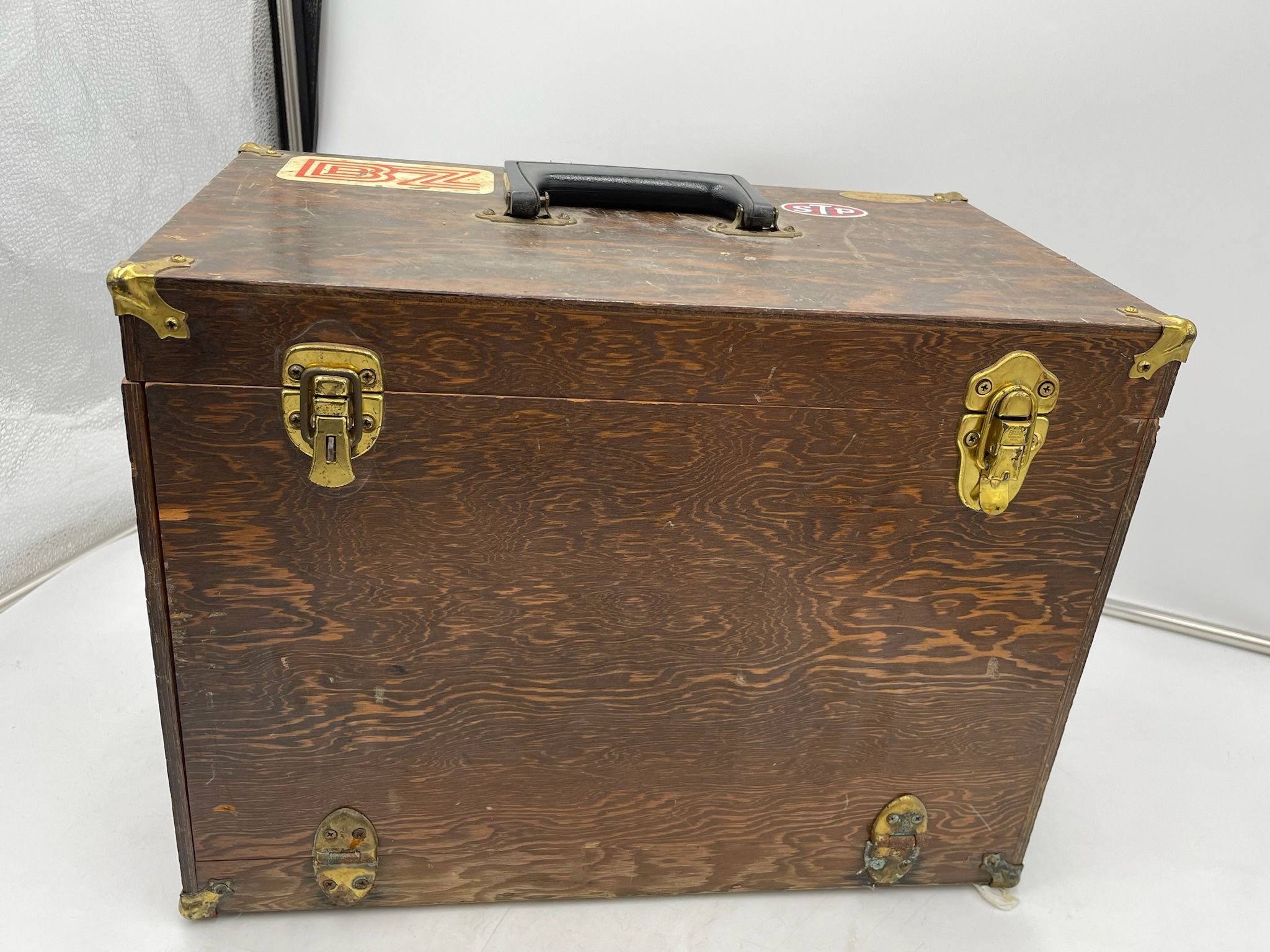 Vintage Vintage Hoffman Slot Car Pit Box Rare machinist box p/u Jamison 11.5” h x 15.75” w x 9.25” Rare Large dark wooden machinist box p/u in Jamison