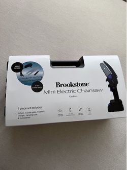 NEW Brookstone Mini Electric Saw