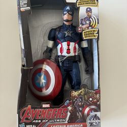 Marvel Avengers Titan Hero Tech Captain America Figure Sound Talk Gift Toy Kids