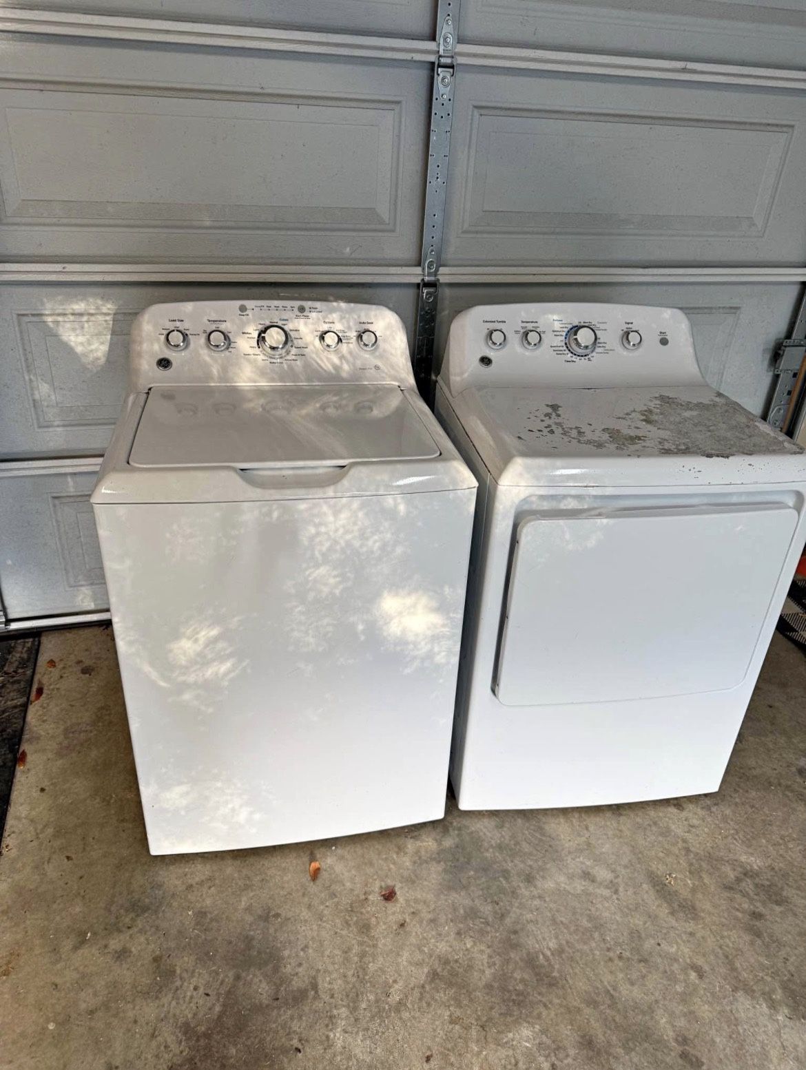GE Washer and Electric Dryer