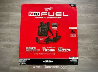 Milwaukee M18 FUEL 155 MPH 650 CFM Dual Battery Backpack Blower (3009-20)