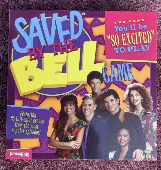 🔥🔥 New 90's Saved By The Bell Board Game 🔥🔥