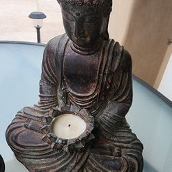 Buddha statue candle  holder