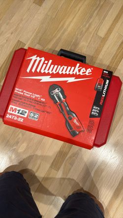 Milwaukee 2473-22 M12 Forcelogic Force Logic Propress Pro Press Tool 1/2”-1” Kit 2473-22