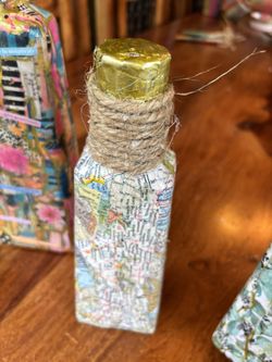 Unique Original Glass Bottle Art & Home Decor 