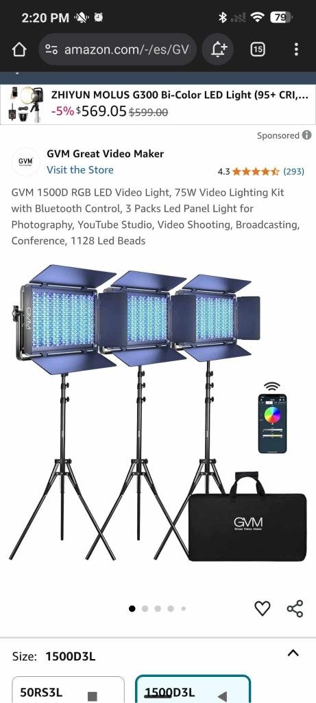GVM Great Video Maker LED Video Light