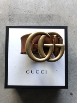 Men’s Gucci belt Brown/Gold