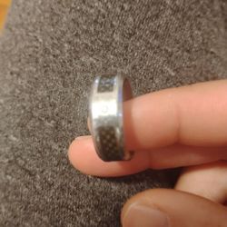 Men's/ Ring,  Stainless Steel,,  Size 9