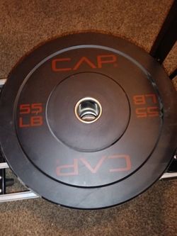 Olympic weights.