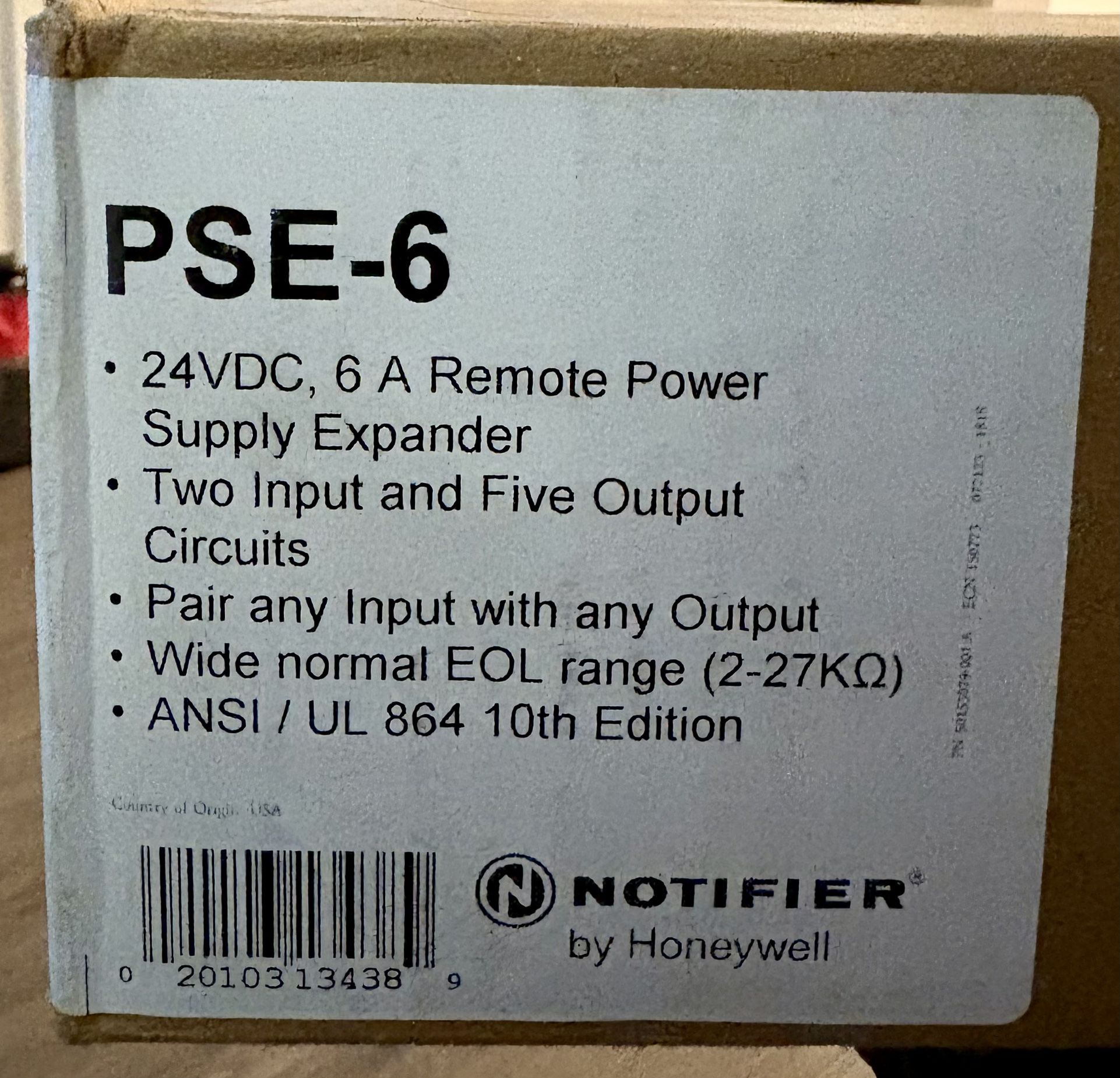 Notifier PSE-6