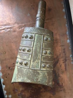 Ancient Bronze Zhong Bell, 16” 12lbs 