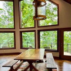 Custom Made Farmhouse Rustic Style Dining Tables.