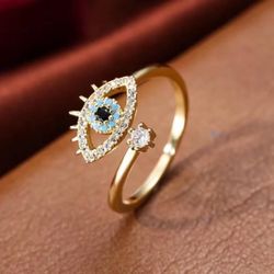 Ring Eye Retro, Ring Boho, Ring Vintage