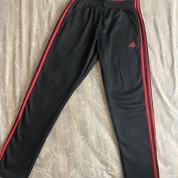 Adidas, Black And Red Sweatpants