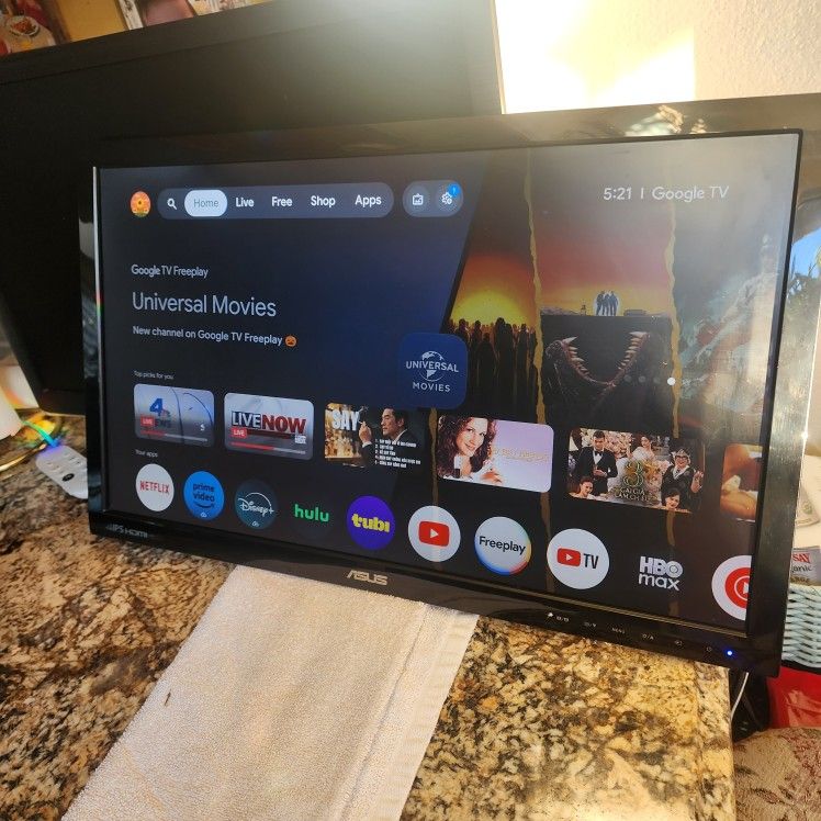 ASUS 24" IPS HDMI computer monitor screen