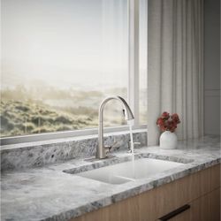Kohler R22867-SD-VS Maxton Pull-Down Kitchen Faucet with Soap Dispenser - Brand New