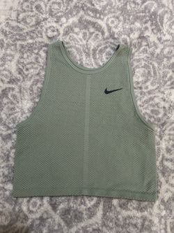 Nike Dri Fit Halter Top Green