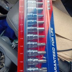 12 Piece Brake Caliper Bit Socket Set 