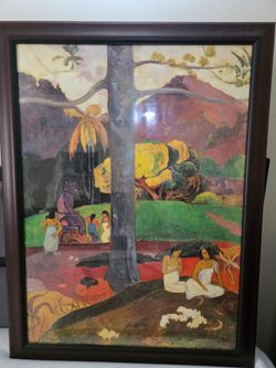 Mata Mua (In Olden Times)" by Paul Gauguin. Reproduction