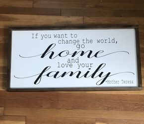 Framed Inspirational Quote