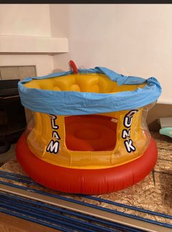 Bounce House with 55 Balls for Toddlers 1-3,