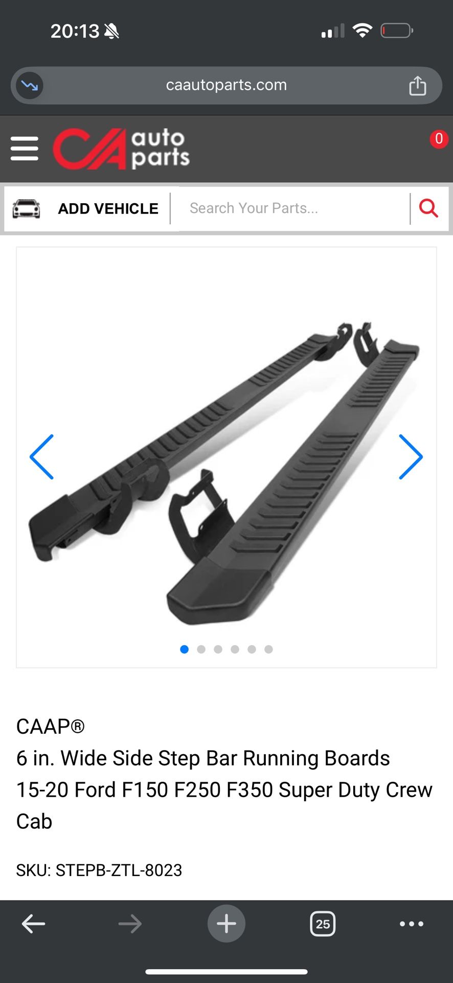 2018 Ford F150 Running Boards