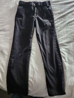 Boys Black Slacks Size 10