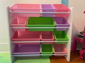 Storage bin shelf